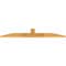 Ekena Millwork Portland Rough Sawn Timber Gable Bracket, Western Red Cedar, 60"W x 10"H x 2"D x 4"F, 4/12 Pitch GBW060X10X0204POR00RWR - alternate 4